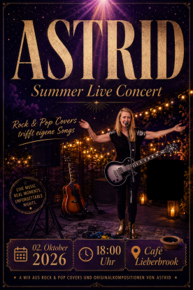 ASTRID live im Lieberbrook, &copy; ASTRID