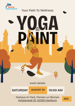 green-illustration-yoga-class-flyer, &copy; HRN e.V.
