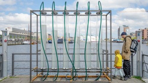 &raquo;Hyrna&laquo; &ndash; Klanginstallation mit Wasserorgel, &copy; Monika de las Rivas