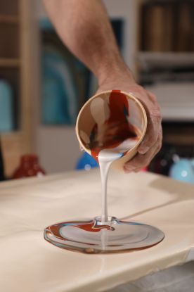 Acryl Pouring Farbe kurs, &copy; &copy; Stefanos Alvertis