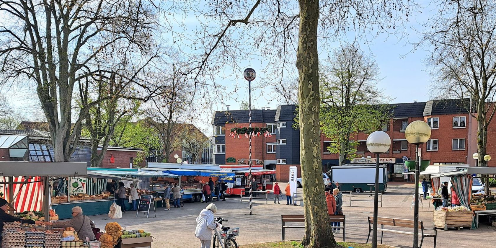 Wochenmarkt in Wahlstedt, © Stadt Wahlstedt