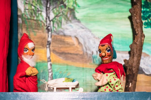 Bruckis Puppentheater spielt &bdquo;Der Weihnachtsschlitten&ldquo;, Quelle: Reservix