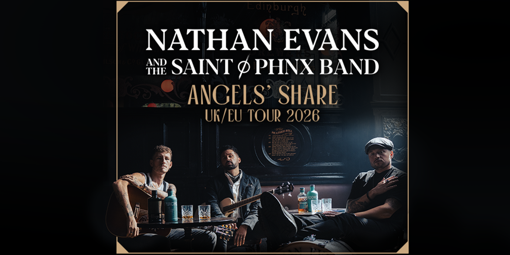 Nathan Evans & The Saint Phnx Band - Angels Share Tour 2026, &copy; links im Bild