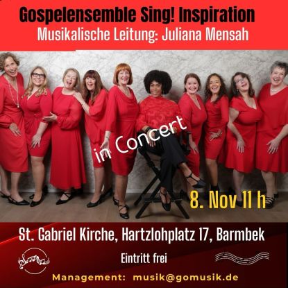 GOSPELTIME mit SING! INSPIRATION, © Juliana Mensah Hamburg Singing Society