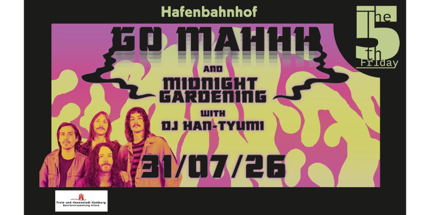 Gizzheads: Go Mahhh & Midnight Gardening & Dj Han-Tyumi 5th Friday, &copy; Klara Picture