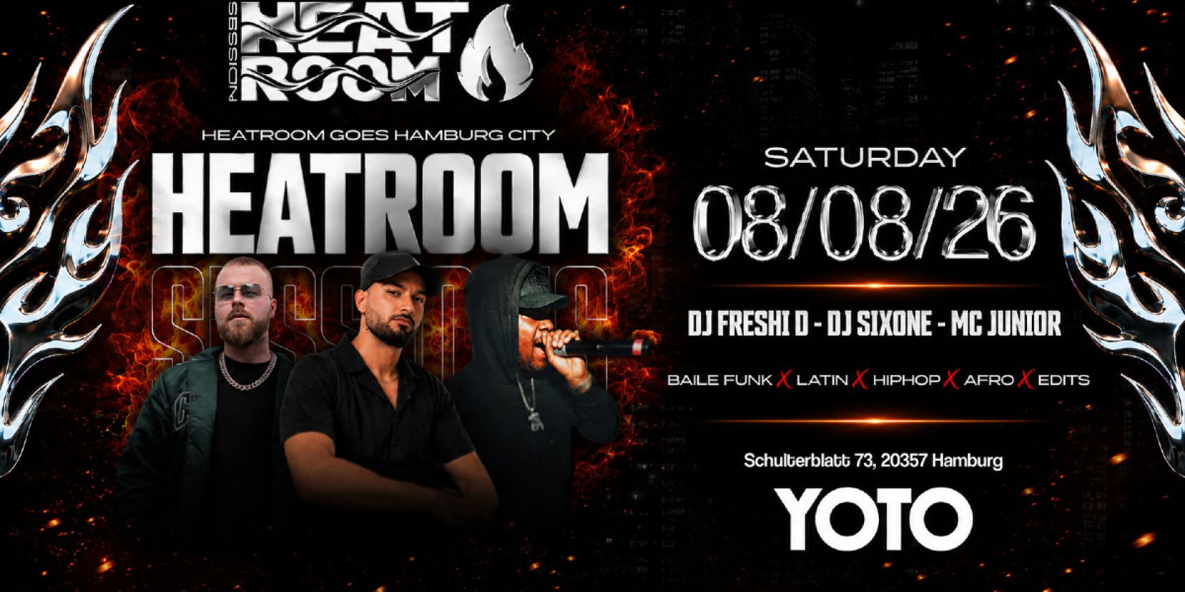 Flyer Heatroom, &copy; Heatroom