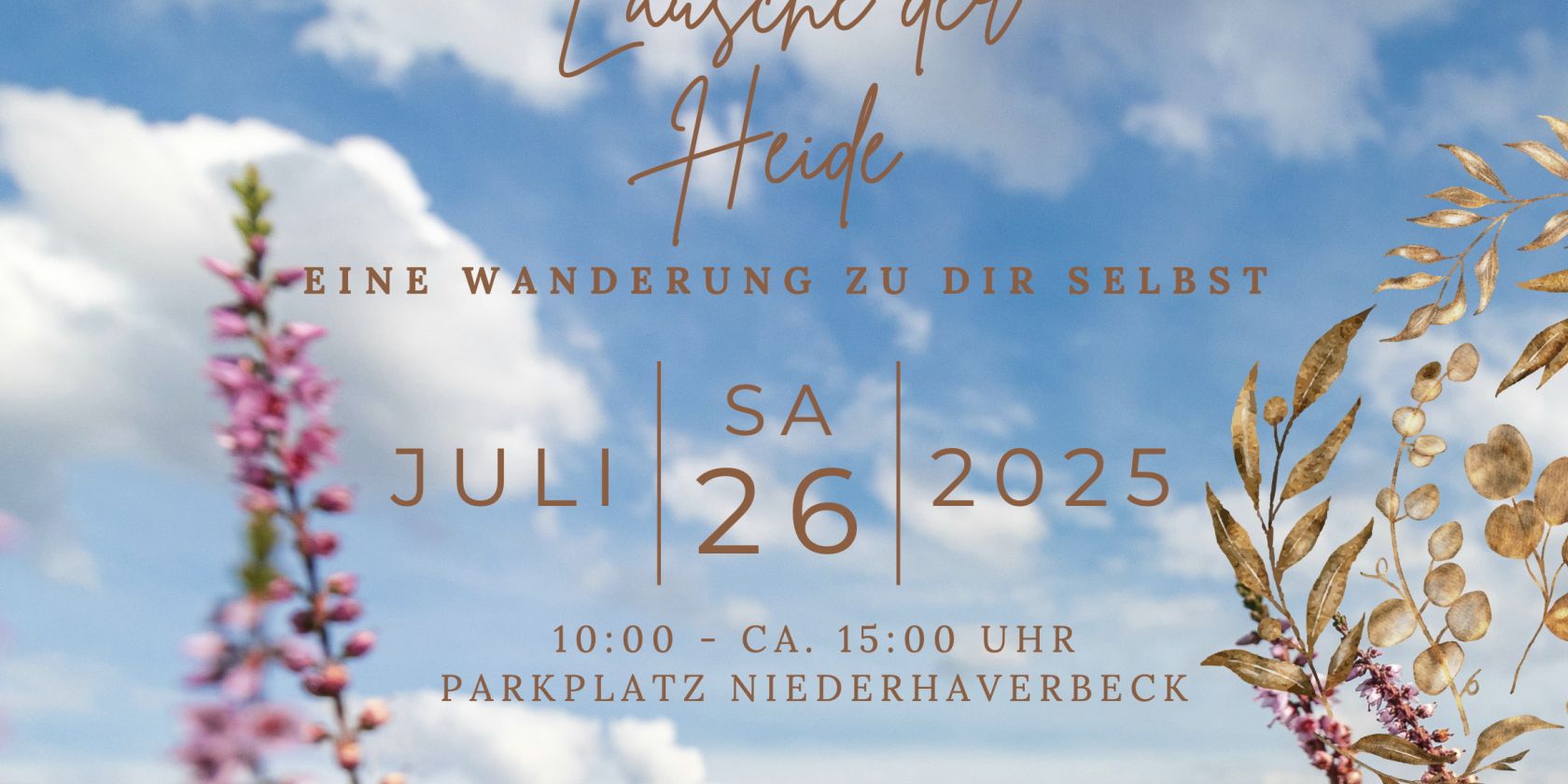 Lausche der Heide, Wanderung am 26.07. im Naturschutzpark Wilsede, © Matthias Pens