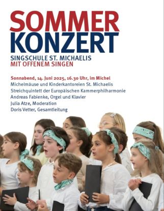 Sommerkonzert der Singschule St. Michaelis, © St. Michaelis