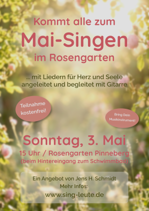 Plakat Mai-Singen, &copy; Sing-Leute