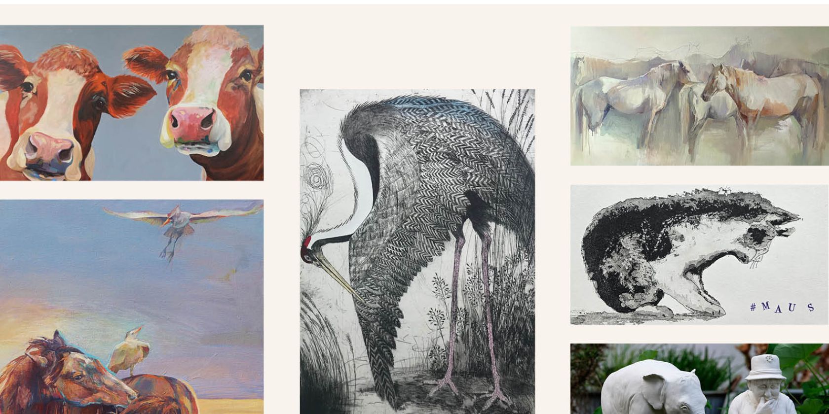 250901_Facebook_Ausstellung_Tiere, © M.Diezmann, B.Bick, I.Landt, J.Beil, A.Fiedelak