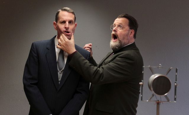 The Kings Speech Bertie und Logue Übungen, © Madeleine Lange/The Hamburg Players