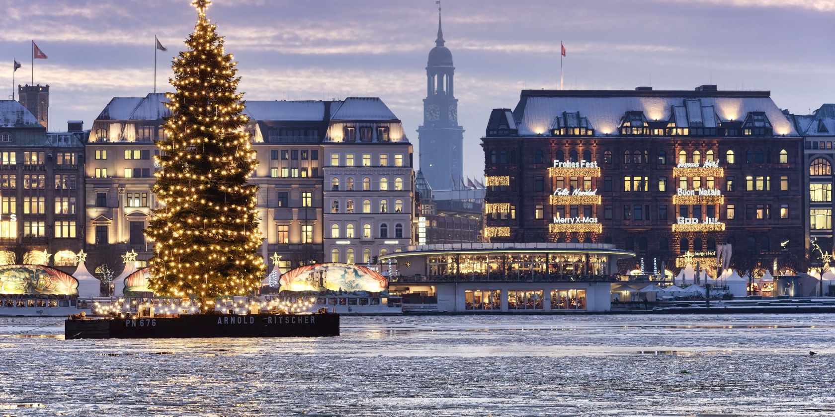 Weihnachtsmarkt am Jungfernstieg, © Mediaserver Hamburg / Christian Ohde