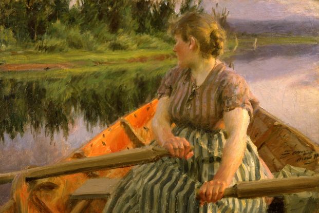 Anders Zorn. Schwedens Superstar. Teil Eins, © Anders Zorn (1860–1920), Mitternacht, 1891, Öl auf Leinwand, 69 x 103 cm, Zornmuseet, Mora © Zornmuseet, Mora