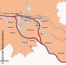 Zwei Elbinselrundfahrt mit Buffet, &copy; links im Bild