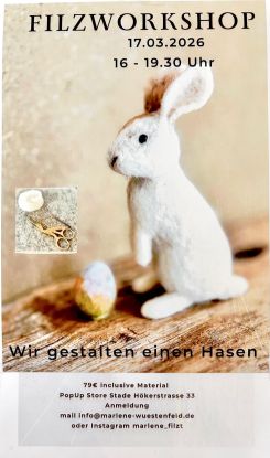 Filzworkshop, &copy; Kultur Pop-up Stade