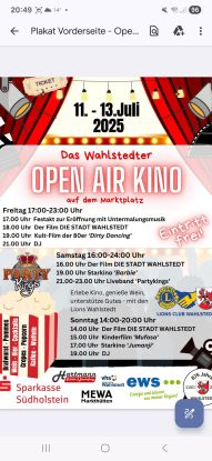 Plakat Sommerkino, © mediaK eventS