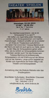 Theaterkurs für Kinder, © Brakula