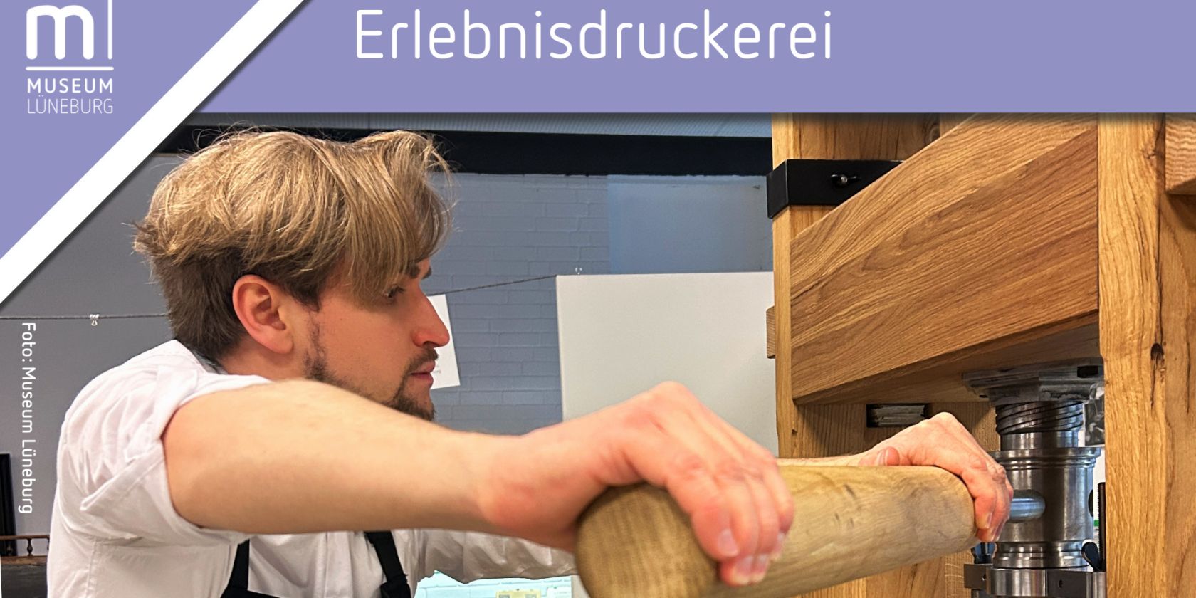 Schaudrucken in der Erlebnisdruckerei, &copy; Museum L&uuml;neburg