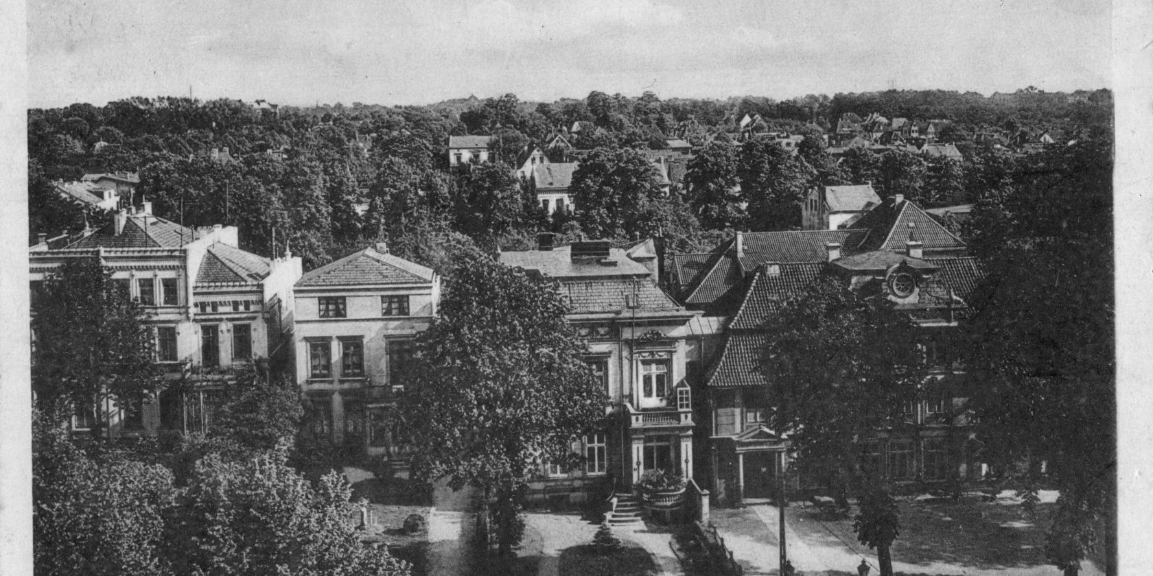 Blick auf Marienthal West, historische Ansichtskarte (1927), &copy; Privatsammlung Klaus Curth