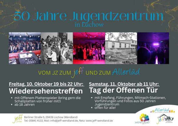 Einladung 50 Jahre JZ_Entwurf2, © Samtgemeinde Lüchow (Wendland)