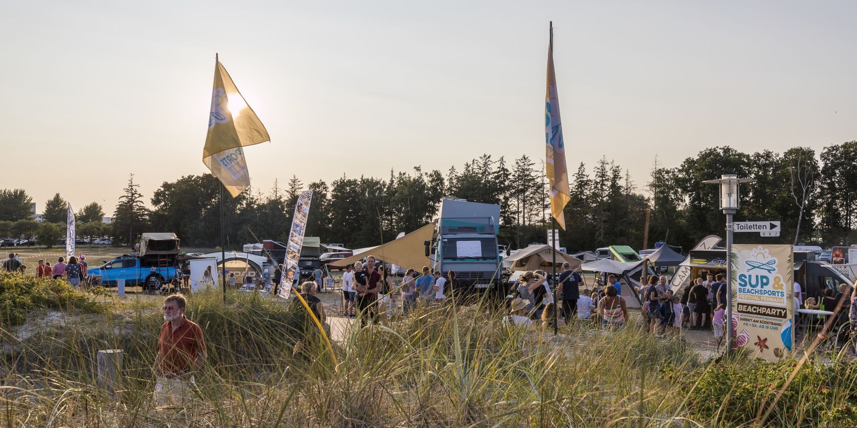 Beach Camp direkt hinter den Dünen, © bsp Media GmbH
