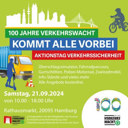 100 Jahre Verkehrswacht, © Verkehrswacht Hamburg