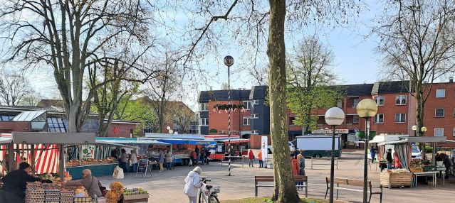 Wochenmarkt in Wahlstedt, © Stadt Wahlstedt