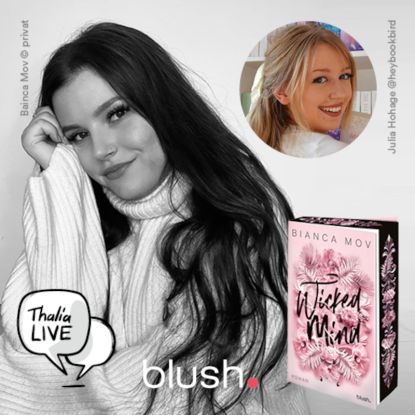 Blush-Erlebnisabend mit Bianca Mov & @heybookbird: Lesung, Games & Booklover-Vibes, Quelle: Reservix