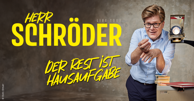 Herr Schr&ouml;der - Der Rest ist Hausaufgabe, &copy; links im Bild