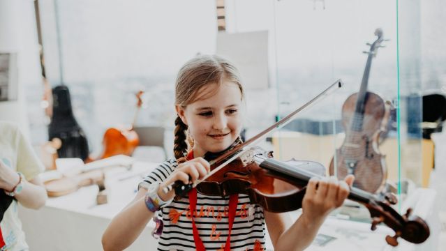 Workshop: Klassiko Orchesterinstrumente, &copy; Sophie Wolter