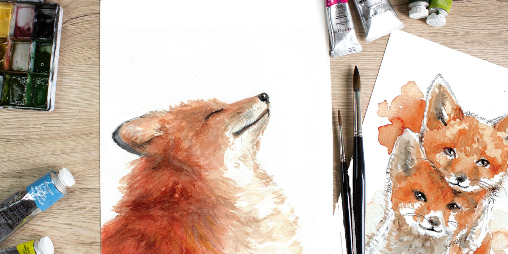 20250920-Aquarell-Workshop-Fuchs, © Mary-Lou Ploss