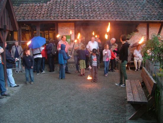 Große Aktivitäten in der Steinmarder-Scheune., © Aktion Fischotterschutz e.V.
