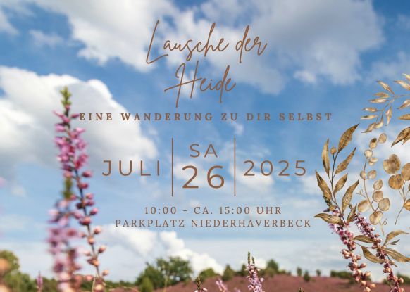 Lausche der Heide, Wanderung am 26.07. im Naturschutzpark Wilsede, © Matthias Pens