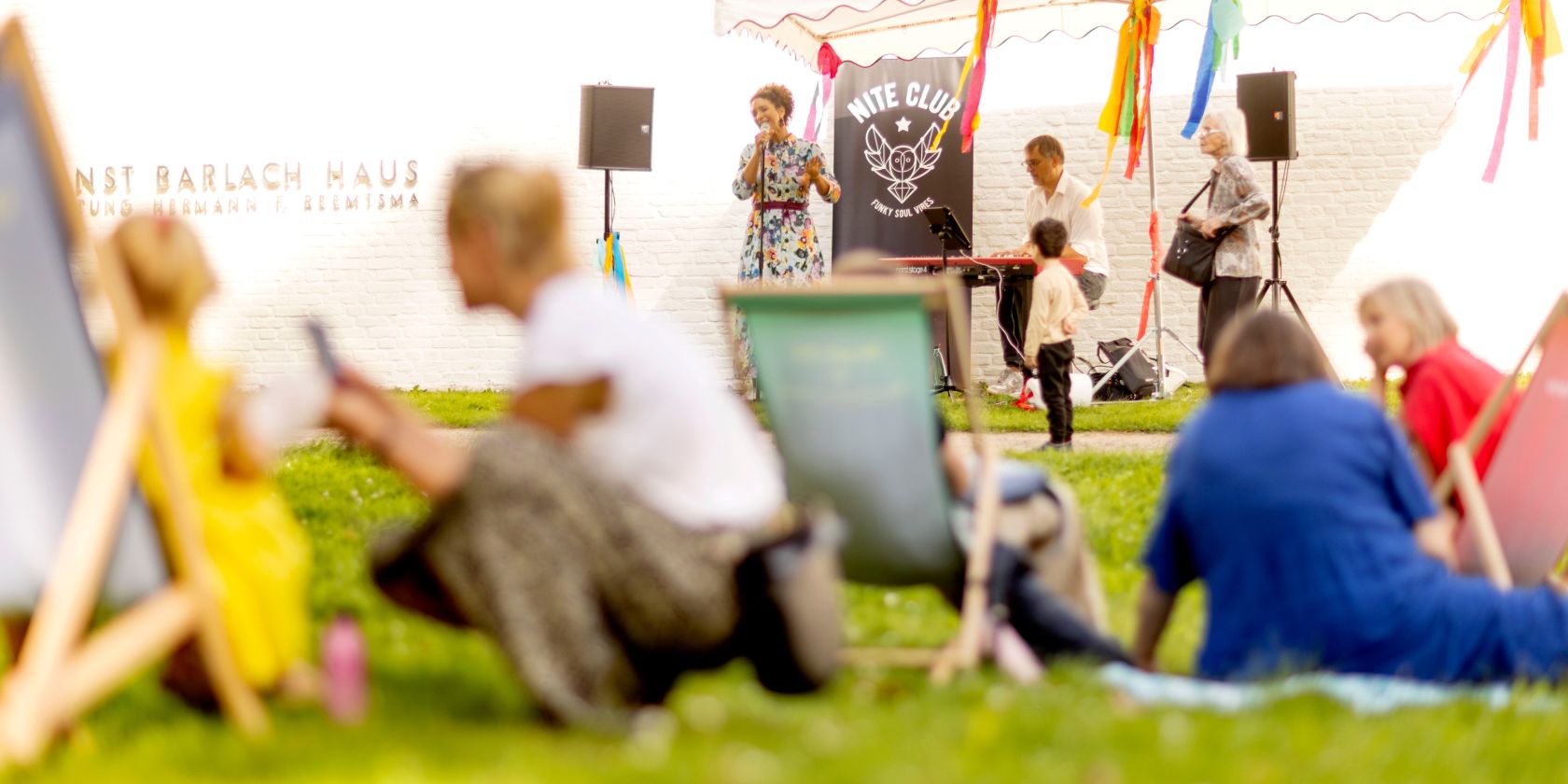 Groovy Soul mit dem Duo &raquo;Nite Club&laquo; beim Sommerfest 2024, &copy; Foto: Andreas Weiss