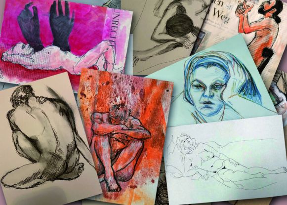 Ausstellung: Kunst in Vielfalt - Aktzeichenkurs der Kunstklinik, © Susanne Kleiber