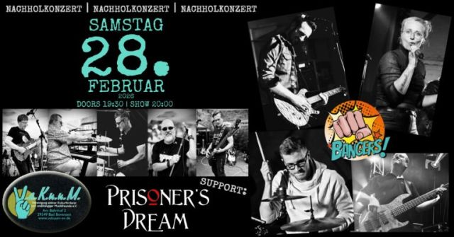 BANGERS ! Support: Prisoner&lsquo;s Dream, &copy; arteRalfo