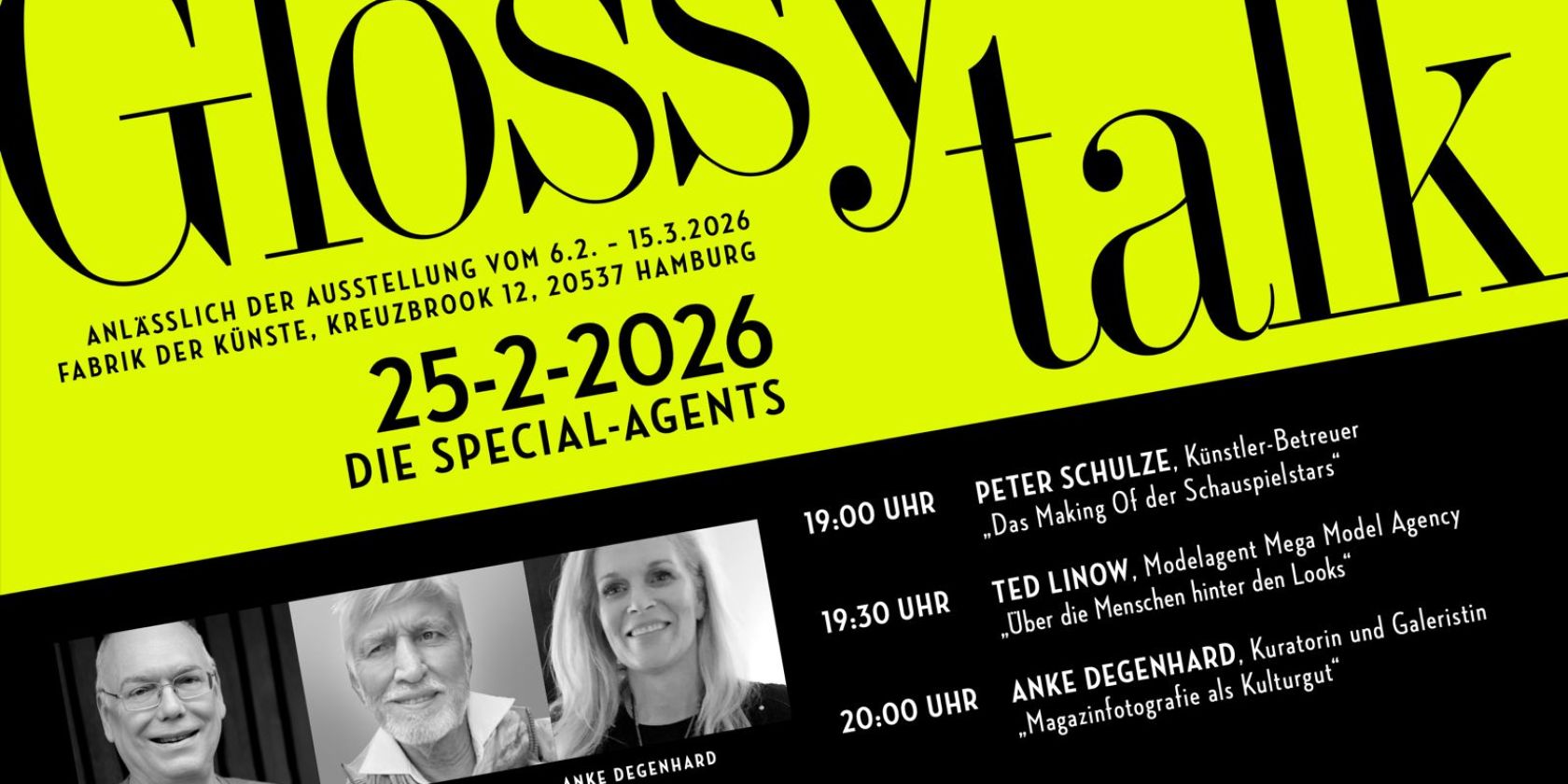 einladungglossyagentsjpg, &copy; David Baum