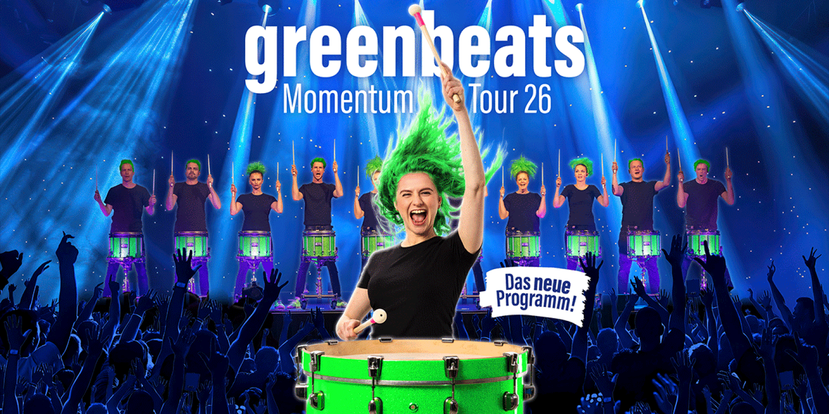 greenbeats - Momentum Tour &lsquo;26, &copy; links im Bild
