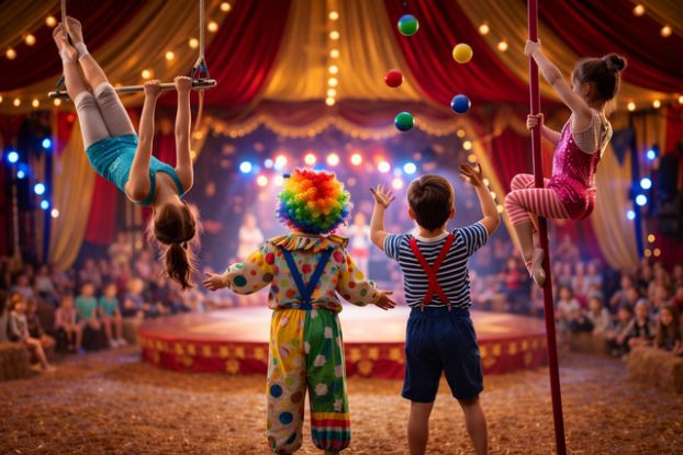 Pfingstvibes - Kinderartistenschule, &copy; ChatGPT