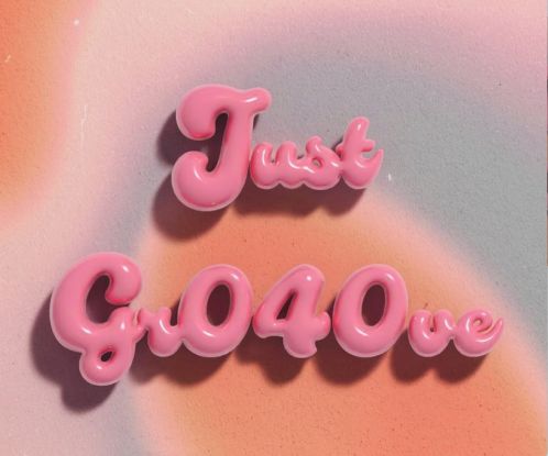 Just Gr040ve is written in bubble letters in the middle of the image., &copy; A.C_VISION