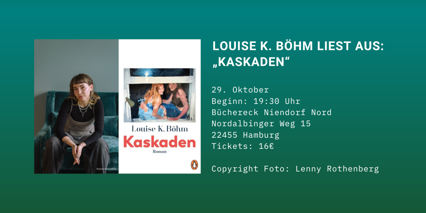 kaskaden_lesung, &copy; Lenny Rothenberg