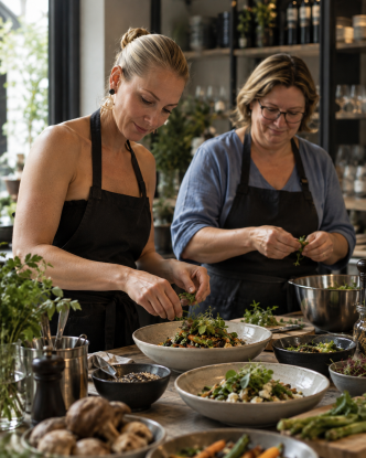 Yoga Canteen: Nina und Ami, &copy; Maison16