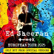 Ed Sheeran +-=x EUROPEAN TOUR 2025, © links im Bild