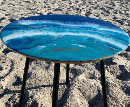 Malkurs Ocean Coffee-Table, © Regine Kasper