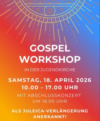 Flyer Gospelworkshop JuKi, &copy; Die Jugendkirche