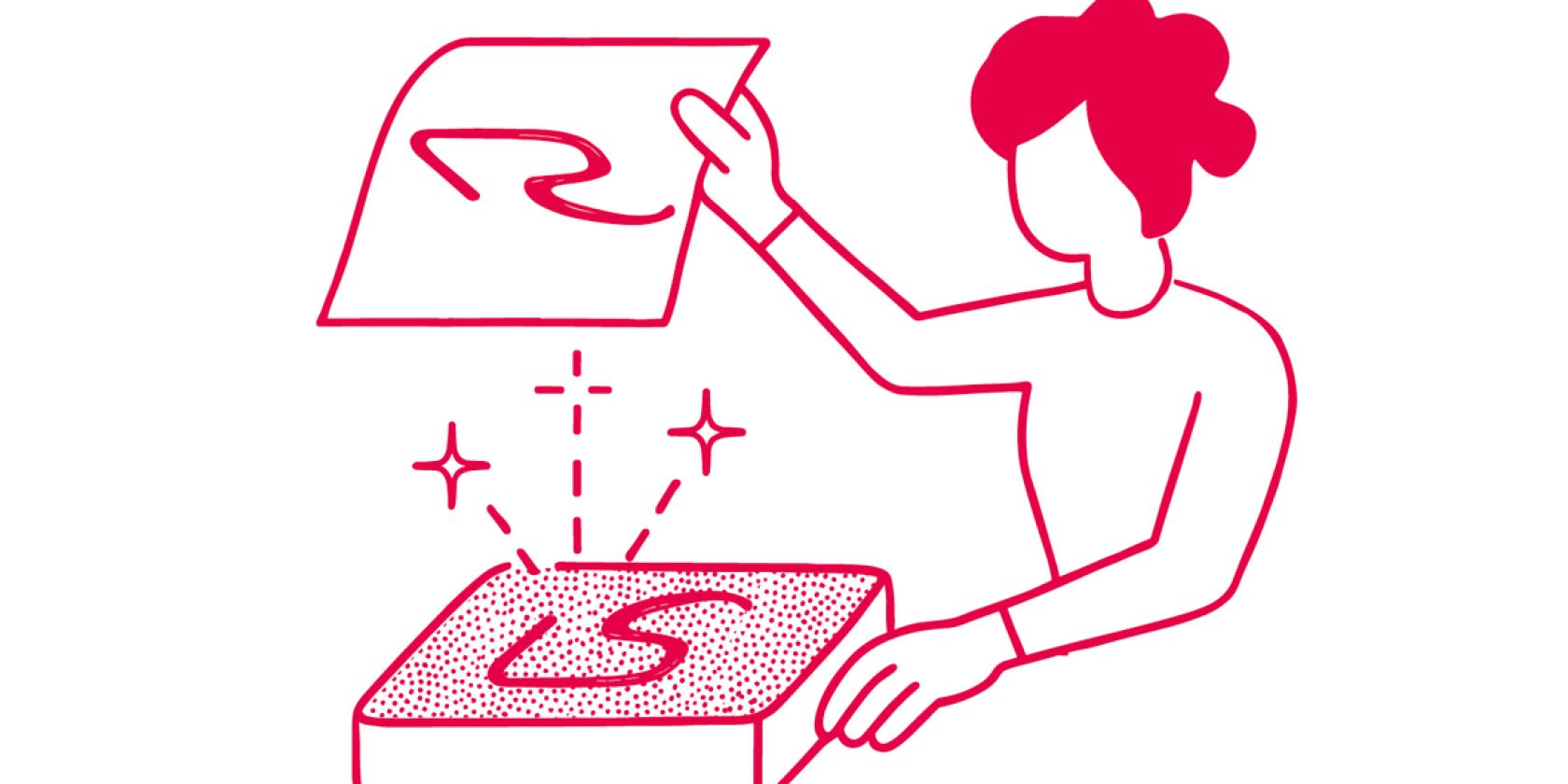 In der Steindruckwerksatt, &copy; Stiftung Historische Museen Hamburg / Illustration: Giraffentoast.