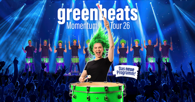 greenbeats - Momentum Tour &lsquo;26, &copy; links im Bild
