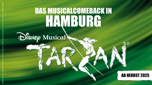 Tarzan_KeyVisual(c)EdgarRiceBurroughs, Inc. and Disney Enterprises, &copy; EdgarRiceBurroughs, Inc. and Disney Enterprises