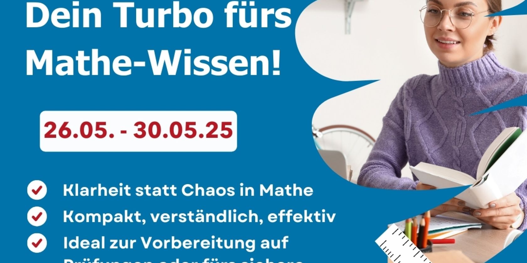 Mathe Mai-Dein Turbo fürs Mathe Wissen Instagram Post, © deutsch