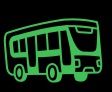 gr&uuml;ner Bus, &copy; https://icons8.de